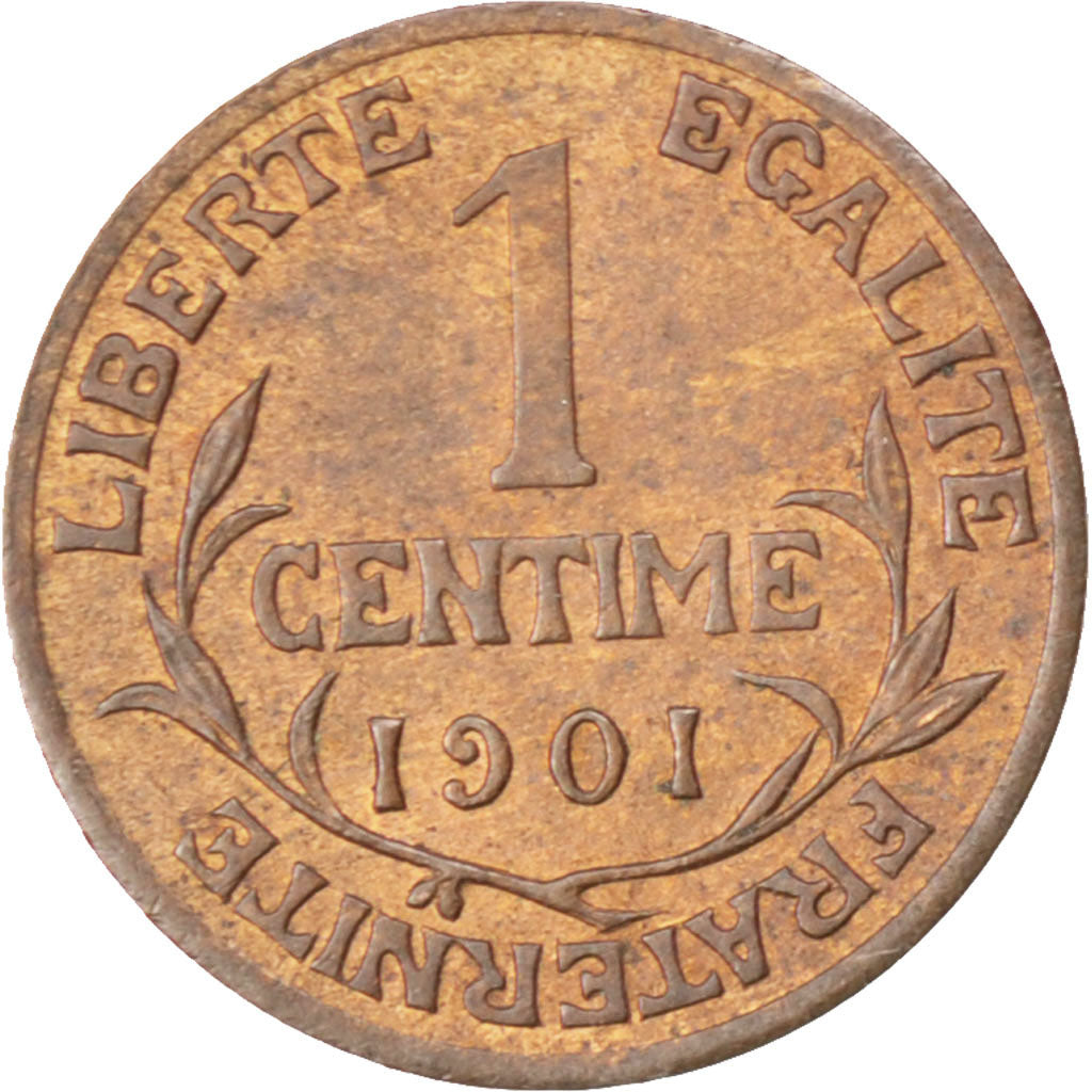 Francia, Dupuis, Centime, 1901, BB, Bronzo, KM:840, Gadoury:90