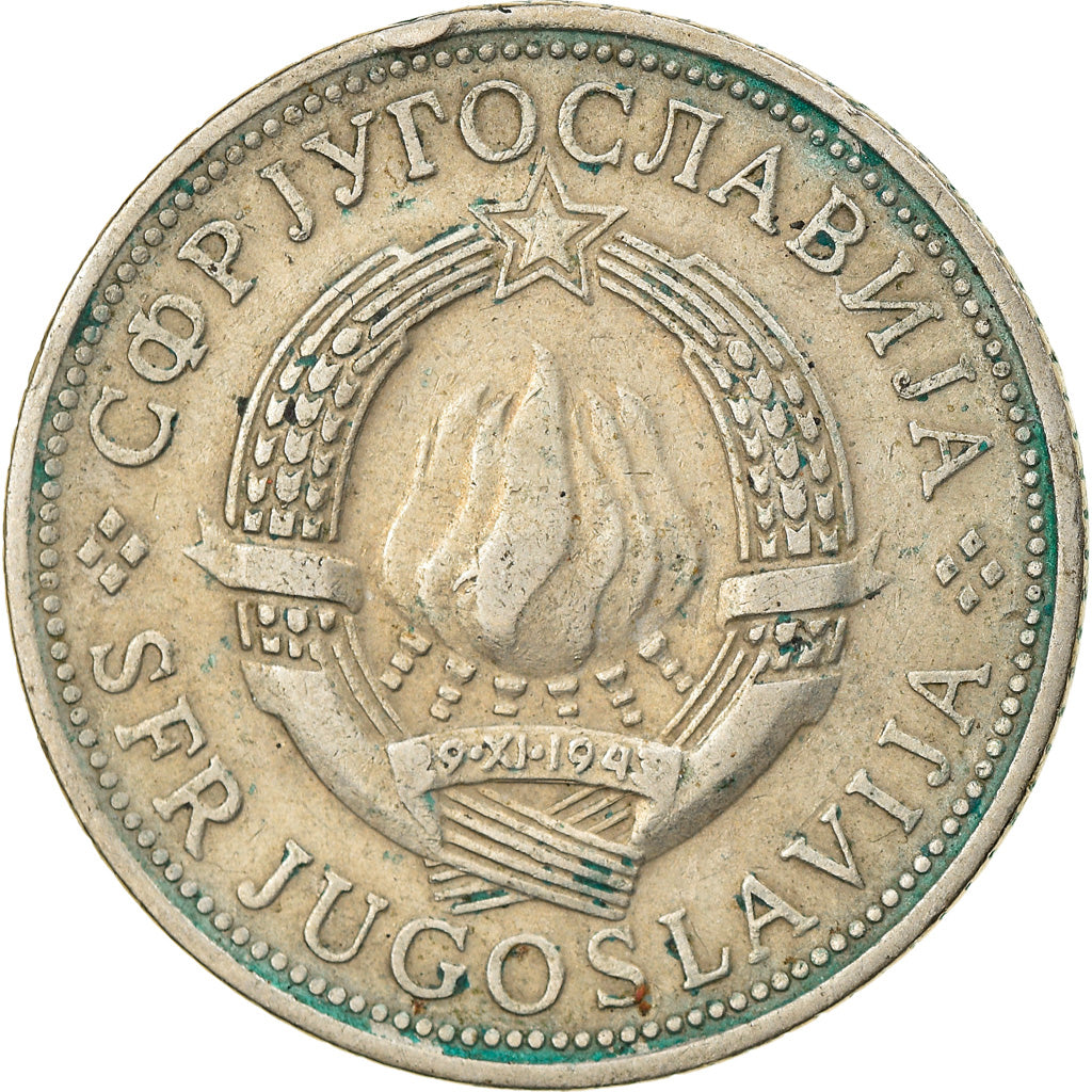 Monnaie, Yougoslavie, 5 Dinara, 1972, TB+, Copper-Nickel-Zinc, KM:58