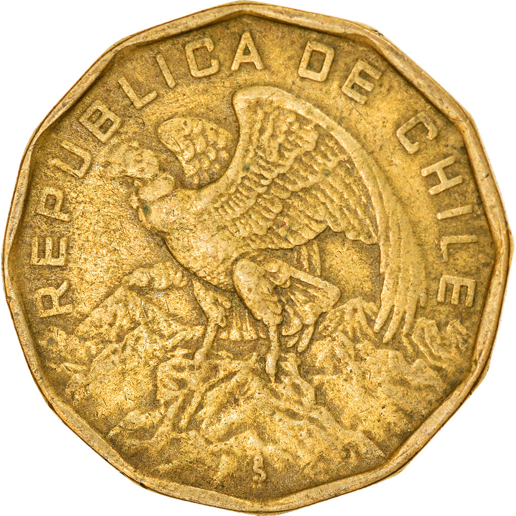 Coin, Chile, 100 Escudos, 1974, Santiago, EF(40-45), Nickel-brass, KM:202