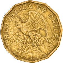 Coin, Chile, 100 Escudos, 1974, Santiago, EF(40-45), Nickel-brass, KM:202