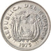 Munten, Ecuador, Sucre, Un, 1975, ZF, Nickel Clad Steel, KM:83