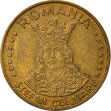 Coin, Romania, 20 Lei, 1991, EF(40-45), Brass Clad Steel, KM:109