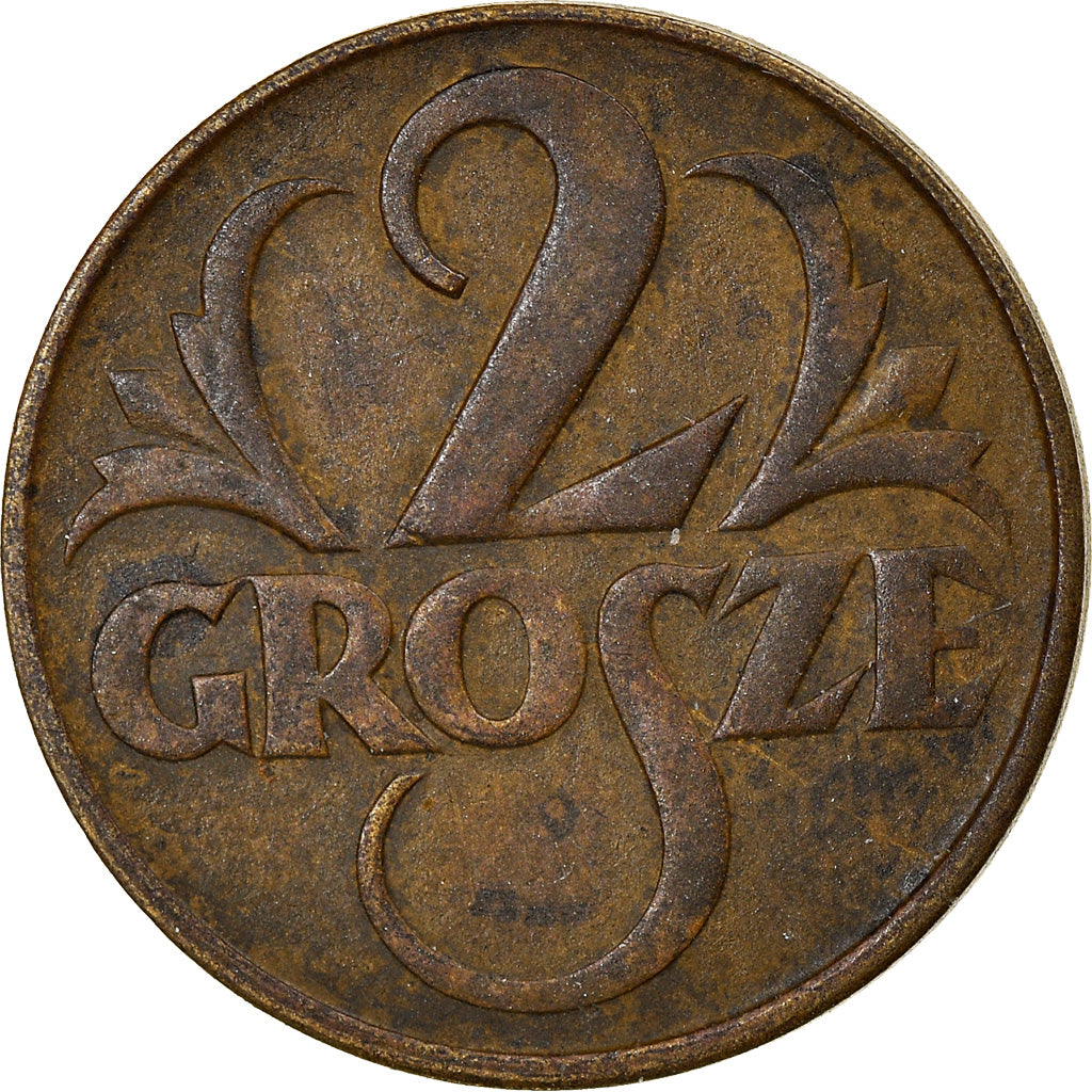 Coin, Poland, 2 Grosze, 1923, Warsaw, EF(40-45), Brass, KM:9