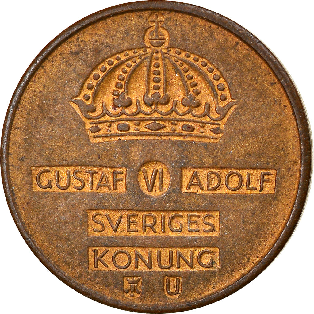 Münze, Schweden, Gustaf VI, Ore, 1971, SS, Bronze, KM:820