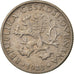Coin, Czechoslovakia, Koruna, 1923, EF(40-45), Copper-nickel, KM:4