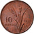 Moneta, Turcja, 10 Kurus, 1971, EF(40-45), Bronze, KM:898.1