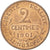 Moneta, Francja, Dupuis, 2 Centimes, 1901, AU(55-58), Bronze, KM:841