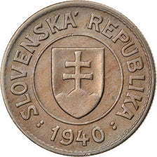 Coin, Slovakia, Koruna, 1940, EF(40-45), Copper-nickel, KM:6