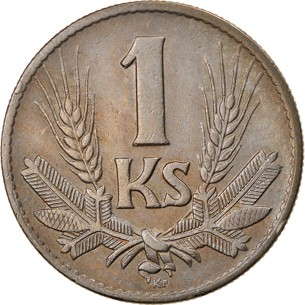Coin, Slovakia, Koruna, 1940, EF(40-45), Copper-nickel, KM:6