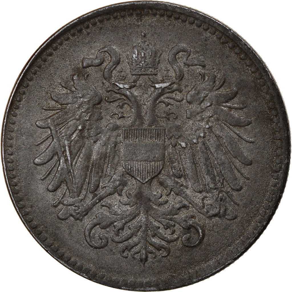 Coin, Austria, Karl I, 20 Heller, 1918, EF(40-45), Iron, KM:2826