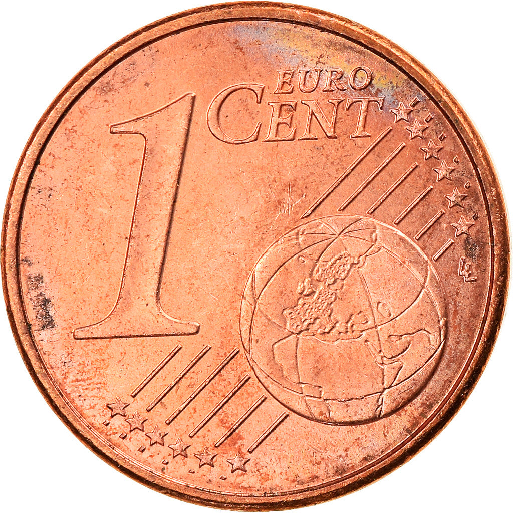 Monaco, Euro Cent, 2001, Paris, MS(63), Copper Plated Steel, KM:167