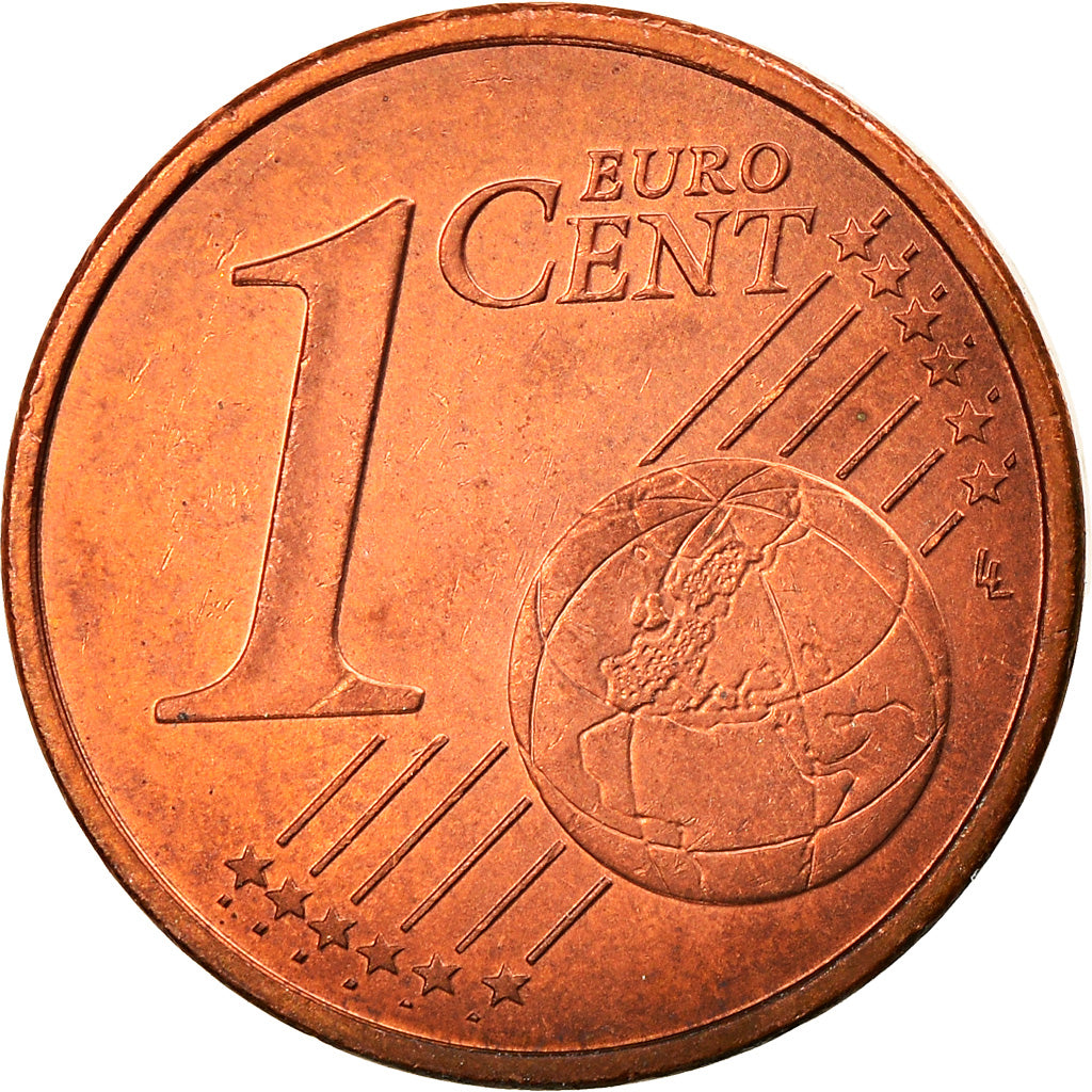 Monaco, Euro Cent, 2001, Paris, MS(63), Copper Plated Steel, KM:167