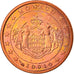 Monaco, Euro Cent, 2001, Paris, MS(63), Copper Plated Steel, KM:167