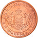 Monaco, Euro Cent, 2001, Paris, MS(63), Copper Plated Steel, KM:167