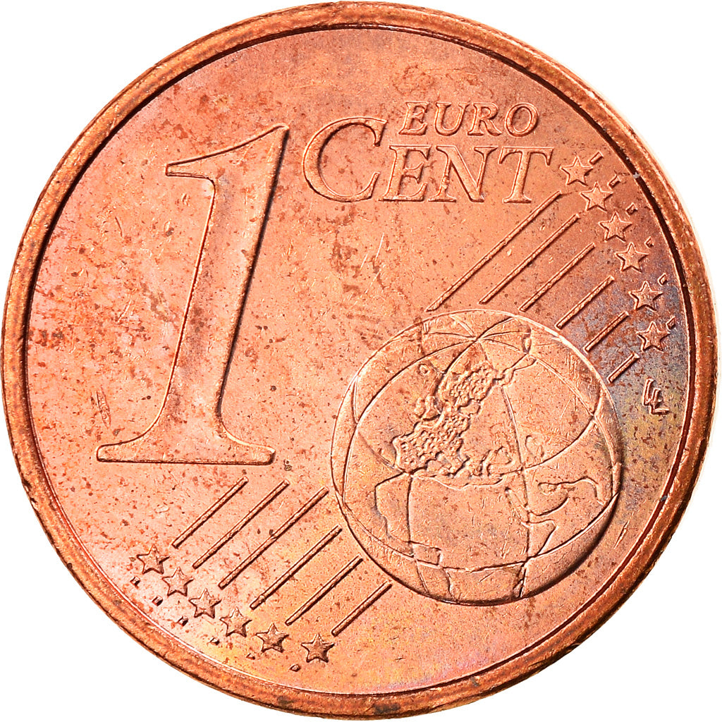 Monaco, Euro Cent, 2001, Paris, MS(63), Copper Plated Steel, KM:167