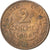 Moneta, Francja, Dupuis, 2 Centimes, 1909, AU(50-53), Bronze, KM:841