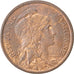 FRANCE, Dupuis, 2 Centimes, 1910, Paris, KM #841, AU(55-58), Bronze, 20.2,...