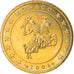 Monaco, 50 Euro Cent, 2001, MS(63), Mosiądz, KM:172