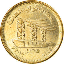 Coin, Egypt, Centrale électrique, 50 Piastres, 2019, MS(63), Brass