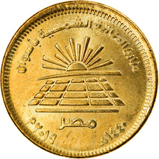 Coin, Egypt, Parc solaire de Benban, 50 Piastres, 2019, MS(63), Brass