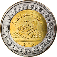 Coin, Egypt, Champ de gaz Zohr, Pound, 2019, MS(63), Bi-Metallic