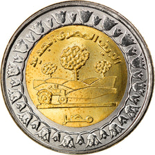 Coin, Egypt, Nouvelle campagne égyptienne, Pound, 2019, MS(63), Bi-Metallic