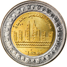 Coin, Egypt, Nouvelle ville d'Alamein, Pound, 2019, MS(63), Bi-Metallic