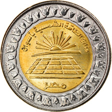 Coin, Egypt, Parc solaire de Benban, Pound, 2019, MS(63), Bi-Metallic