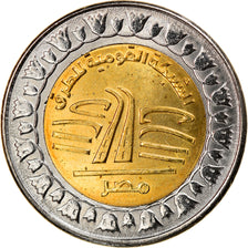 Coin, Egypt, Réseau routier national, Pound, 2019, MS(63), Bi-Metallic