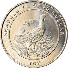 Moneta, Turcja, Great Bustard, Kurus, 2018, MS(63), Nickel Silver