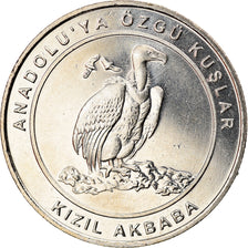 Coin, Turkey, Griffon Vulture, Kurus, 2018, MS(63), Nickel Silver