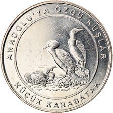 Coin, Turkey, Pygmy Cormorant, Kurus, 2018, MS(63), Nickel Silver