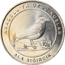 Coin, Turkey, Rosy Starling, Kurus, 2018, MS(63), Nickel Silver