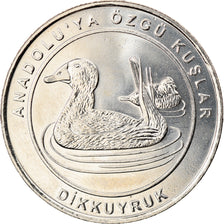 Coin, Turkey, Ruddy Duck, Kurus, 2018, MS(63), Nickel Silver
