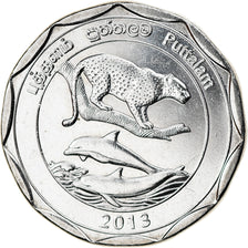 Coin, Sri Lanka, Puttalam, 10 Rupees, 2013, MS(63), Stainless Steel