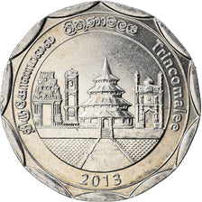 Coin, Sri Lanka, Trincomalee, 10 Rupees, 2013, MS(63), Stainless Steel