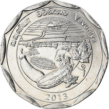 Coin, Sri Lanka, Vavuniya, 10 Rupees, 2013, MS(63), Stainless Steel