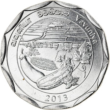 Coin, Sri Lanka, Vavuniya, 10 Rupees, 2013, MS(63), Stainless Steel