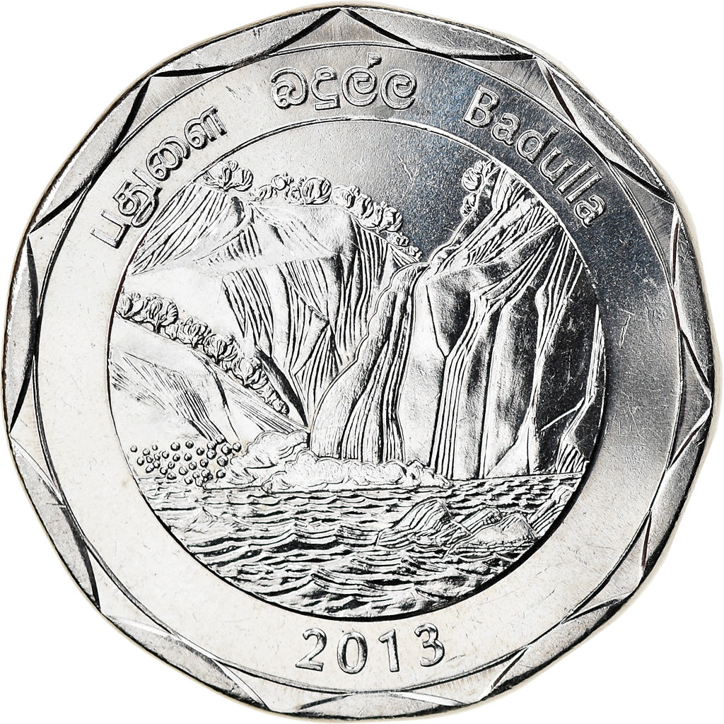 Coin, Sri Lanka, Badulla, 10 Rupees, 2013, MS(63), Stainless Steel