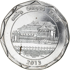 Coin, Sri Lanka, Kandy, 10 Rupees, 2013, MS(63), Stainless Steel