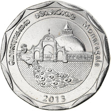 Coin, Sri Lanka, Monaragala, 10 Rupees, 2013, MS(63), Stainless Steel