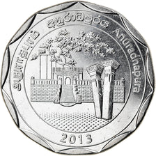 Coin, Sri Lanka, Anuradhapura, 10 Rupees, 2013, MS(63), Stainless Steel