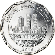 Coin, Sri Lanka, Colombo, 10 Rupees, 2013, MS(63), Stainless Steel
