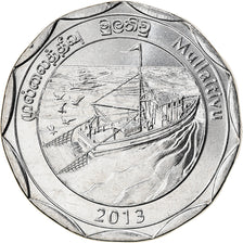 Coin, Sri Lanka, Mullaitivu, 10 Rupees, 2013, MS(63), Stainless Steel