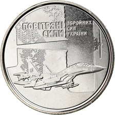 Coin, Ukraine, Forces de l'air, 10 Hryven, 2020, MS(63), Zinc alloy