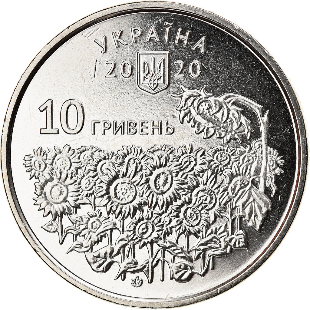 Moeda, Ucrânia, Militaires morts au combat, 10 Hryven, 2020, MS(63), Zinc alloy