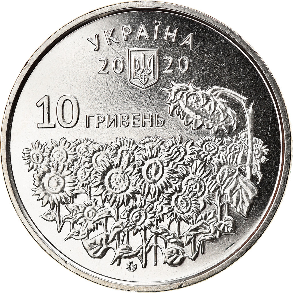Moeda, Ucrânia, Militaires morts au combat, 10 Hryven, 2020, MS(63), Zinc alloy