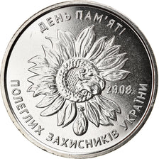 Münze, Ukraine, Militaires morts au combat, 10 Hryven, 2020, UNZ, Zinc alloy