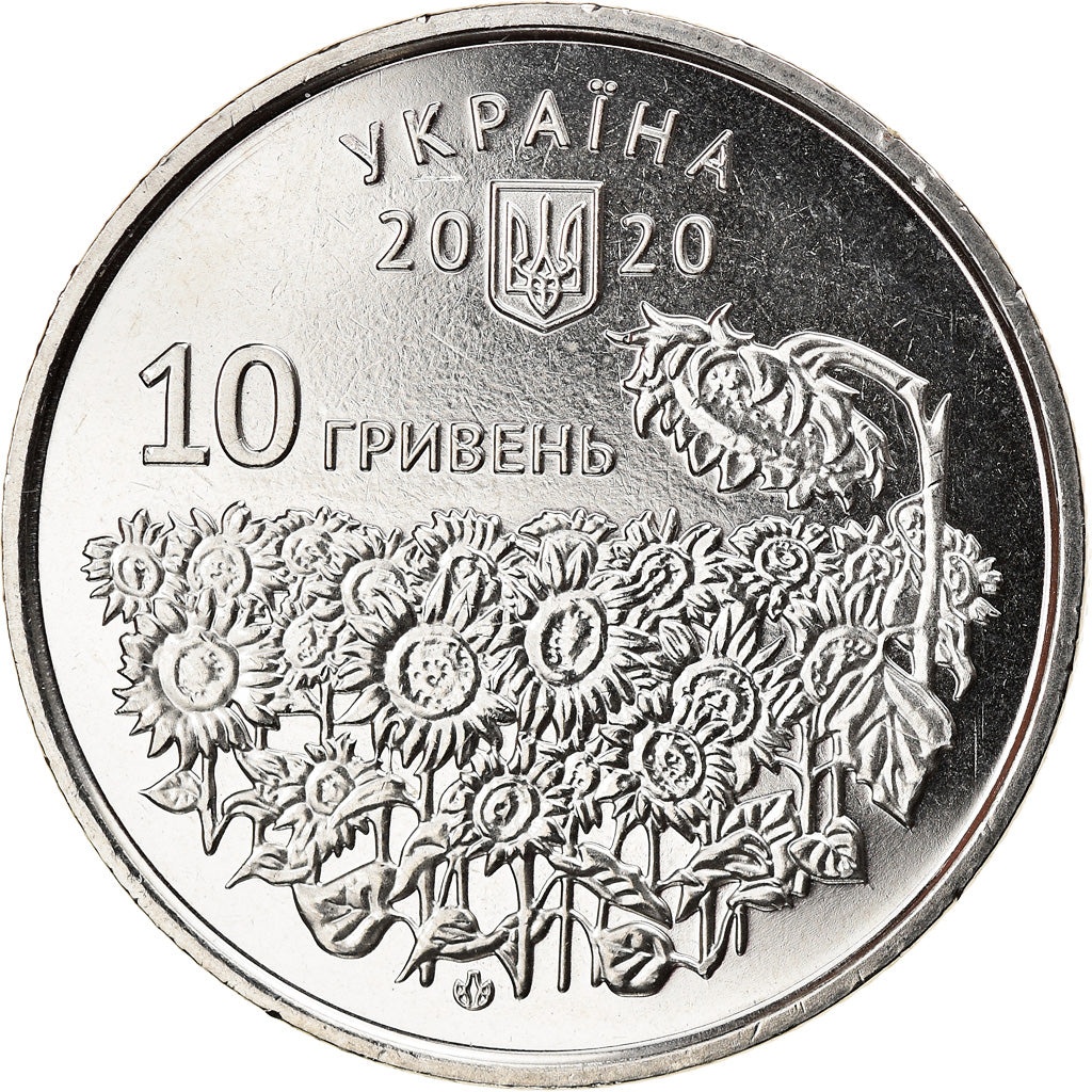 Coin, Ukraine, Militaires morts au combat, 10 Hryven, 2020, MS(63), Zinc alloy