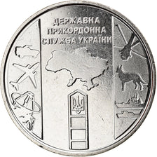 Moeda, Ucrânia, Police des frontières, 10 Hryven, 2020, MS(63), Zinc alloy